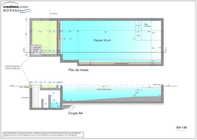 plan piscine