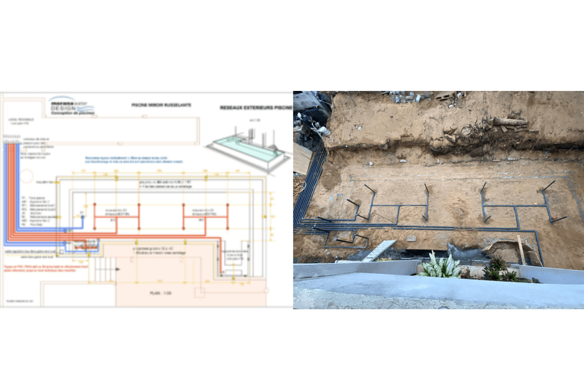 Making an infinity pool plan with or without a professional